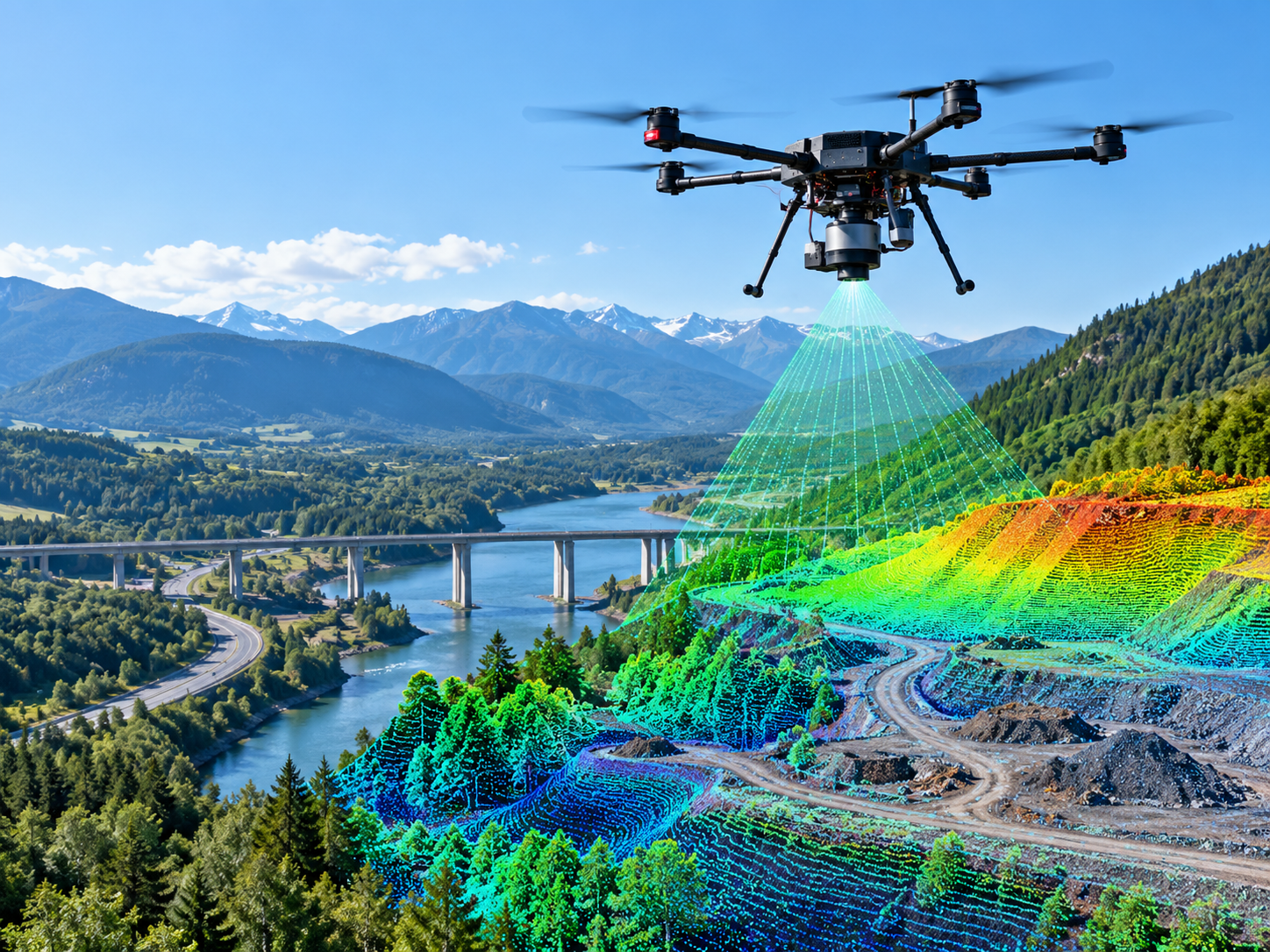 UAV LiDAR survey processing project